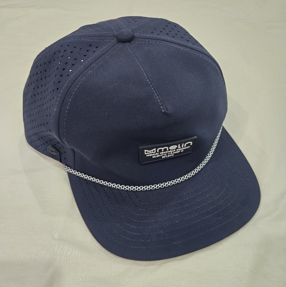 Melin Coronado Brick Hydro hat XL Navy White - Picture 2 of 5